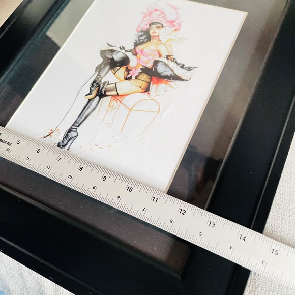 Art Frame by Olivia De Berardinis featuring pinup icon Bettie Page print - Picture 6 of 8